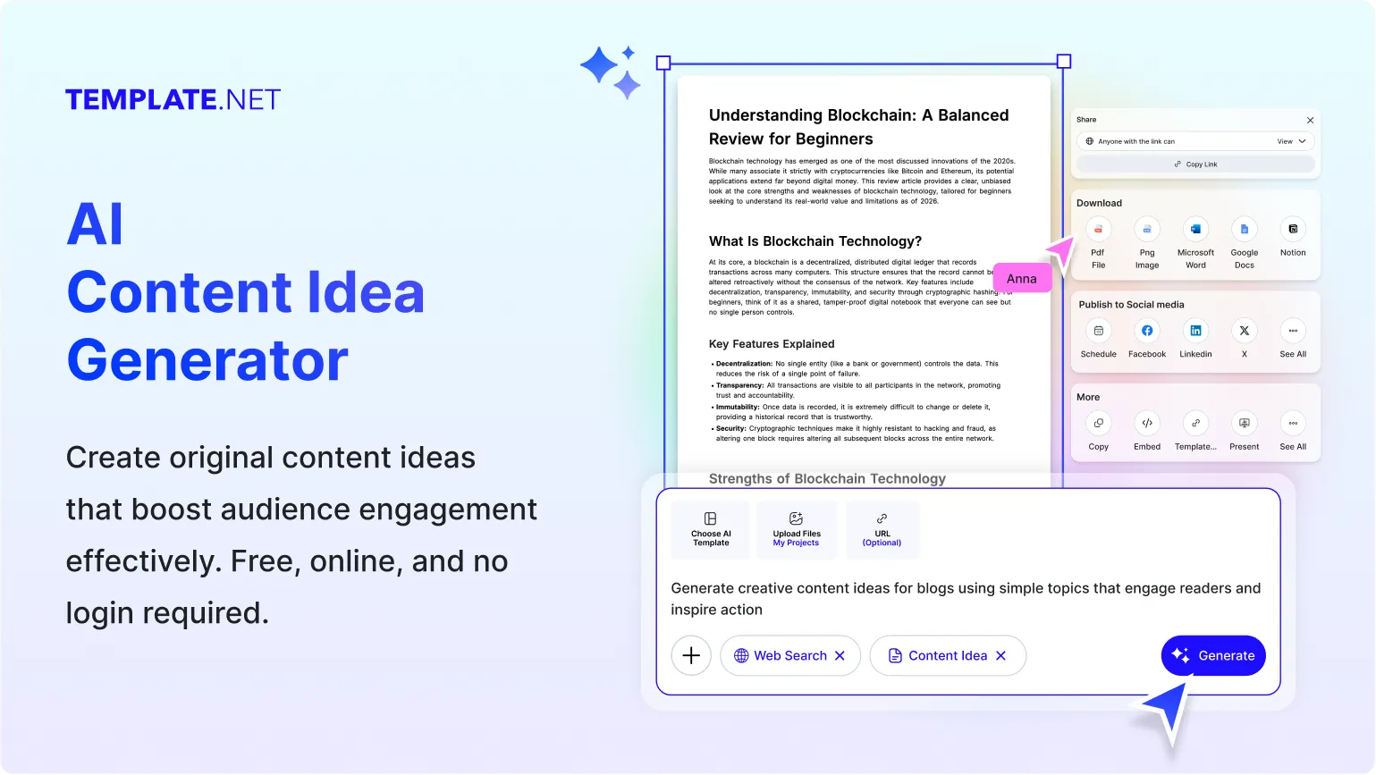 Free AI Content Idea Generator, AI Content Idea Writing Tool Online [ No Signup ]